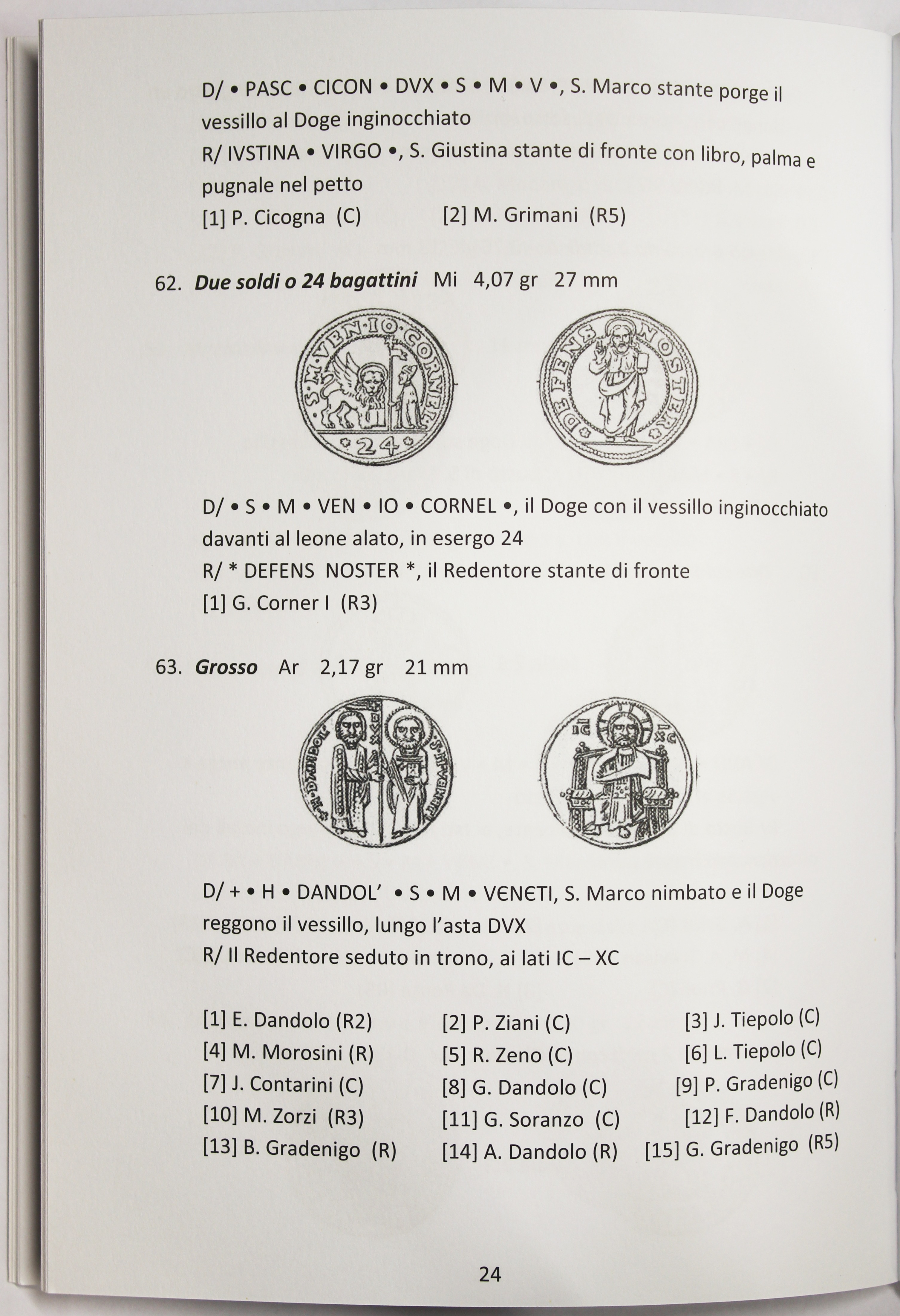 LE MONETE DI VENEZIA catalogo tipologico con prezzi #LIBRO