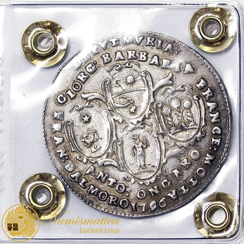 OSELLA 1796 DETTA DEI 500 LUDOVICO MANIN 1789-1797 MURANO VENEZIA MOLTO RARA MEGLIO DI SPL+ #PV399 OSELLA 1796 DETTA DEI 500 LUDOVICO MANIN 1789-1797 MURANO VENEZIA MOLTO RARA MEGLIO DI SPL+ #PV399