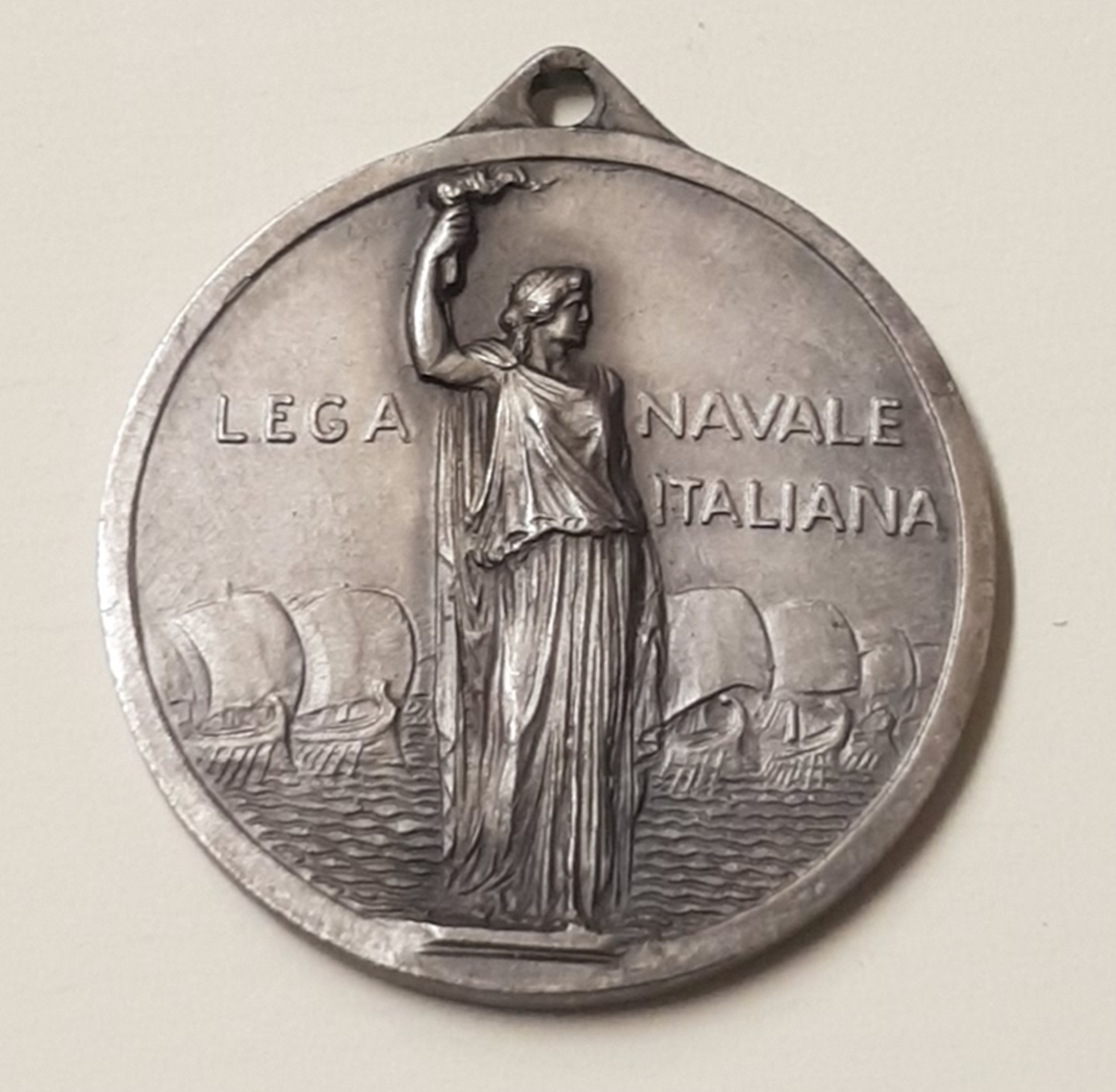 Medaglia Lega Navale Italiana 1926 Seconda Crociera nel Mediterraneo #MD110