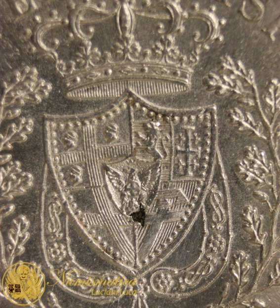 REGNO DI SARDEGNA CARLO FELICE 1821 1831 5 LIRE 1827 GENOVA Spl+ #PV320 REGNO DI SARDEGNA CARLO FELICE 1821 1831 5 LIRE 1827 GENOVA Spl+ #PV320