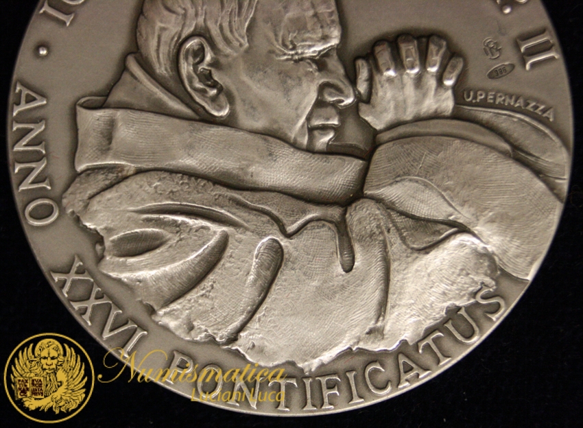 MEDAGLIA (GIOVANNI PAOLO IOANNES PAULUS II 1978-2005) ANNO XXVI RADICI CRISTIANE DELL'EUROPA #MD3347 MEDAGLIA (GIOVANNI PAOLO IOANNES PAULUS II 1978-2005) ANNO XXVI RADICI CRISTIANE DELL'EUROPA #MD3347