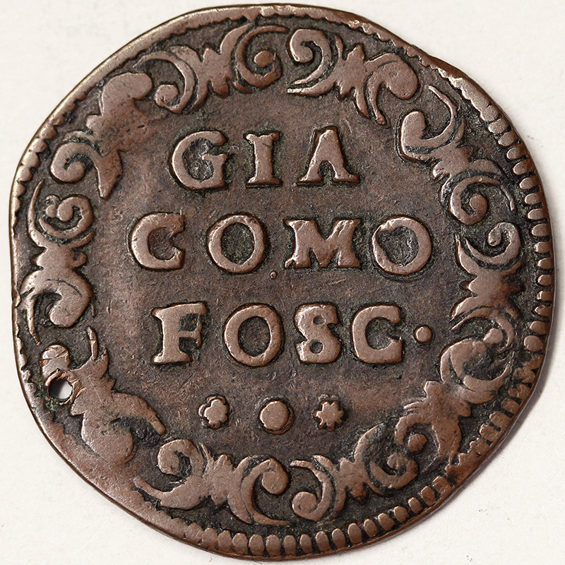 MEDAGLIA AL DIPLOMATICO E MILITARE VENEZIANO GIACOMO FOSCARINI (1523-1603) 1795 VENEZIA RARISSIMA (FORO IN ALTO) #MD2447