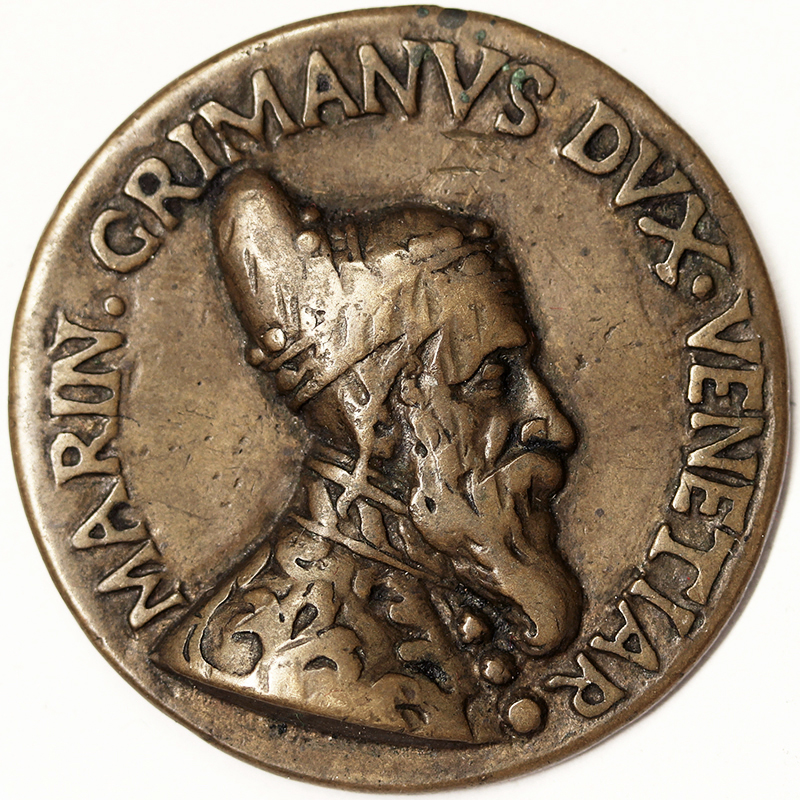MEDAGLIA MARINO GRIMANI (1595-1605) SYDERA CORDIS 1595 VENEZIA MOLTO RARA #§M66