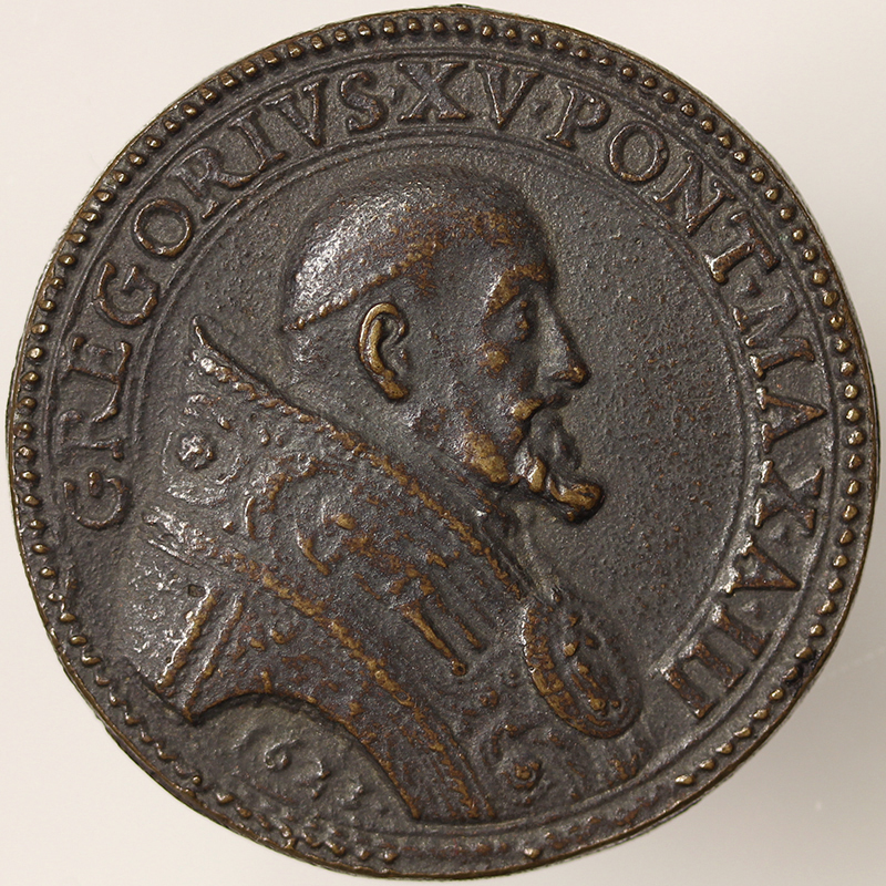 MEDAGLIA RICONIO GREGORIO XV 1621-1623 ANNO III 1623 ROMA STATO PONTIFICIO R Spl/XF #MD1305