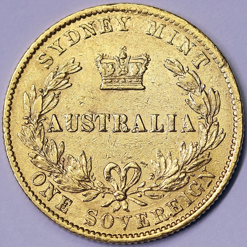 SOVEREIGN STERLINA 1870 SYDNEY VICTORIA 1837-1901 AUSTRALIA Q.BB/A.VF RARA #P120