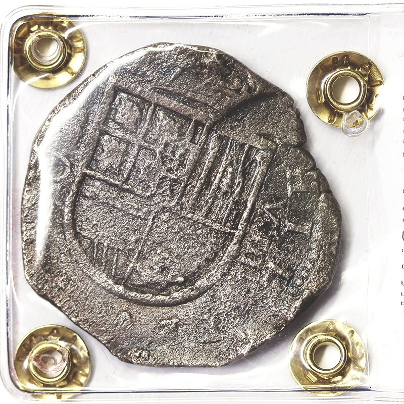 8 REALES 1612 SIVIGLIA FILIPPO III 1598-1621 SPAGNA RARO CON DATA Q.SPL/A.XF #PV168