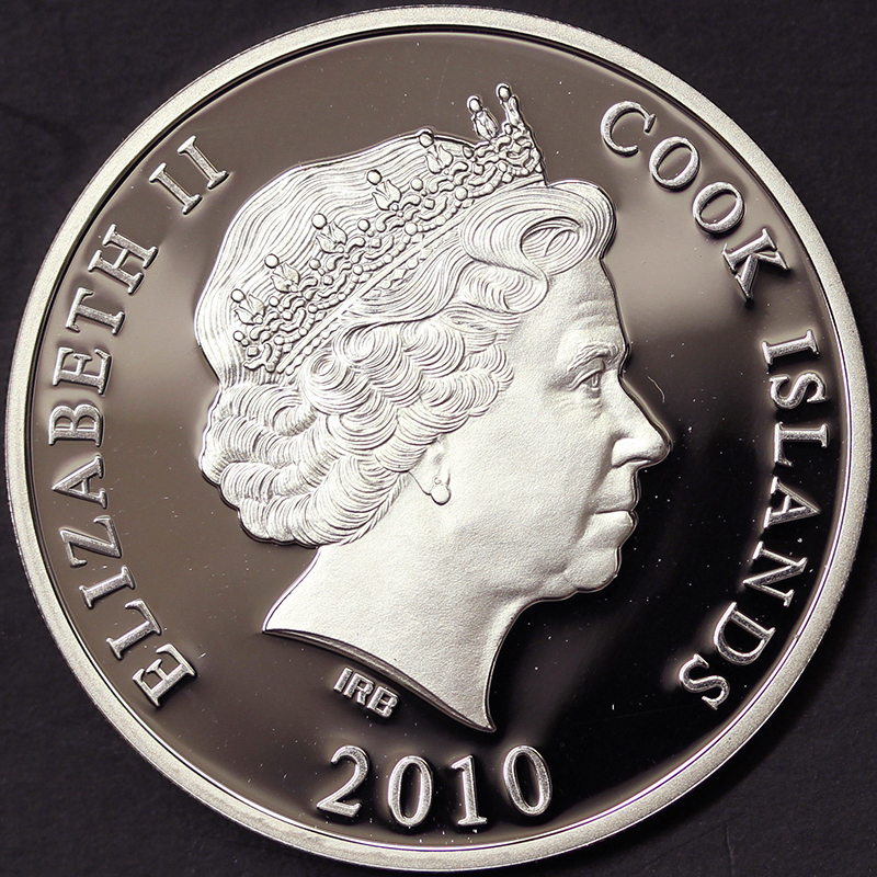 ISOLE COOK 10 DOLLARS 2010 Ag PROOF #1097A