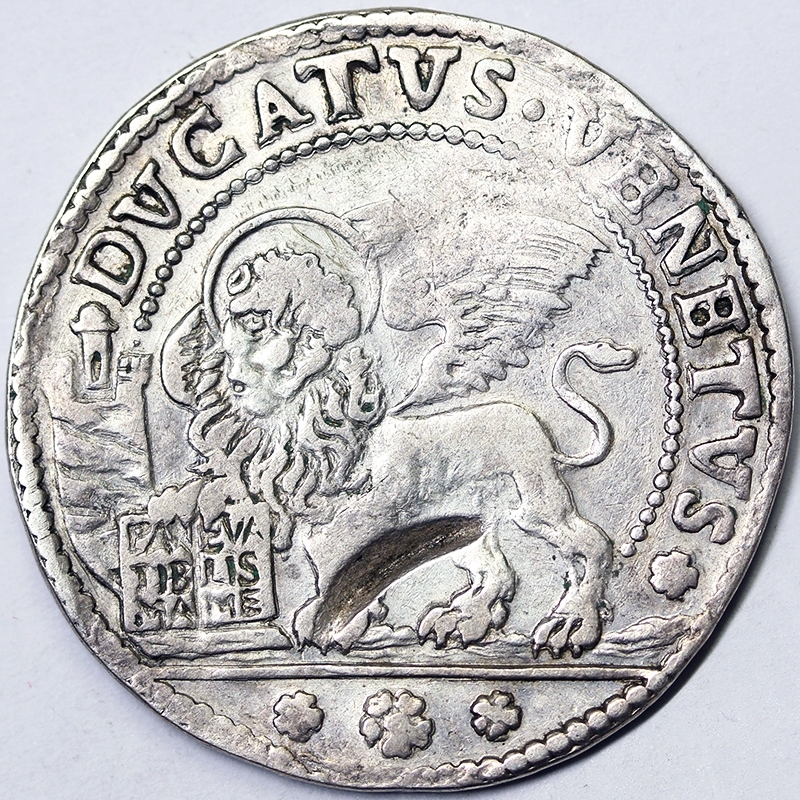 DUCATELLO ALVISE IV MOCENIGO 1763-1778 MASSARO BC VENEZIA BB/VF  #6047A