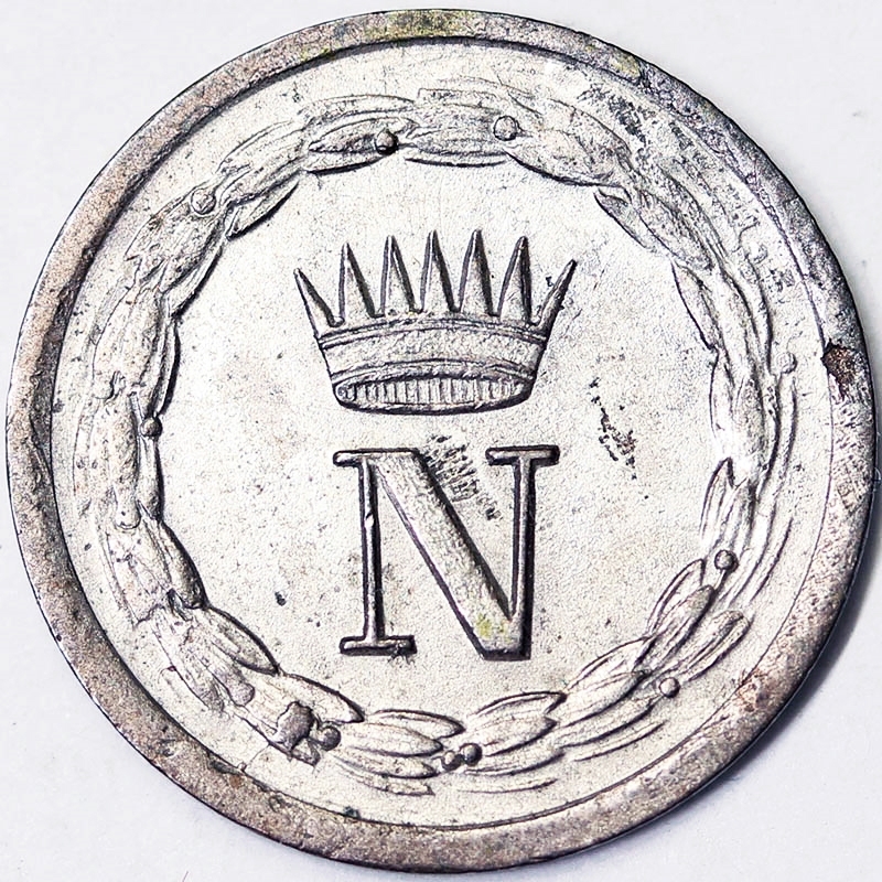 10 CENTESIMI 1810 Milano NAPOLEONE I Re d'Italia NON COMUNE SPL #7080