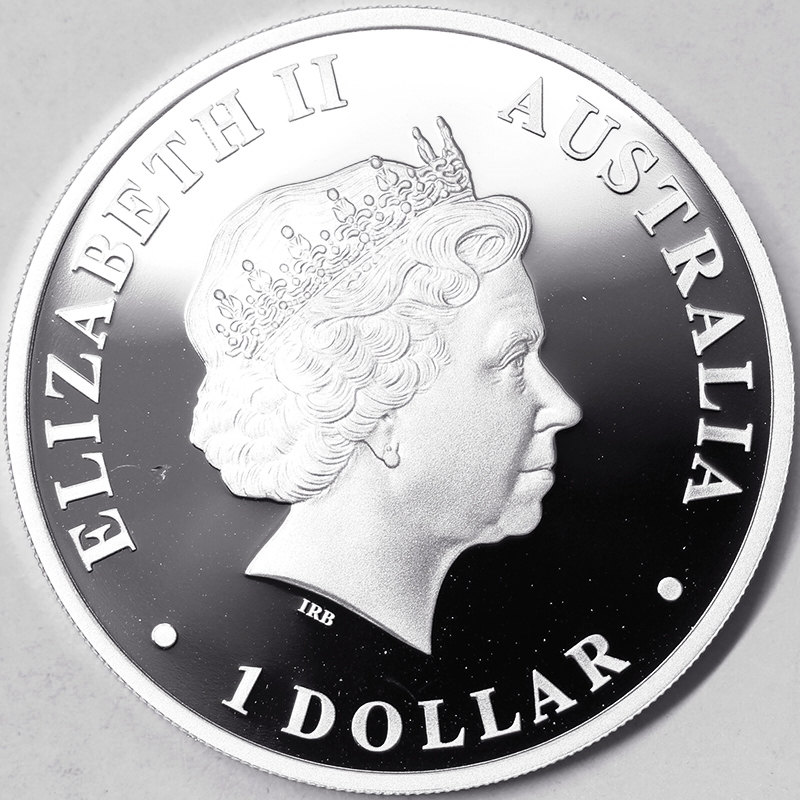 1 DOLLARO 2009 SERPENTE BRUNO REALE AUSTRALIA PROOF argento 1 Oncia #8032