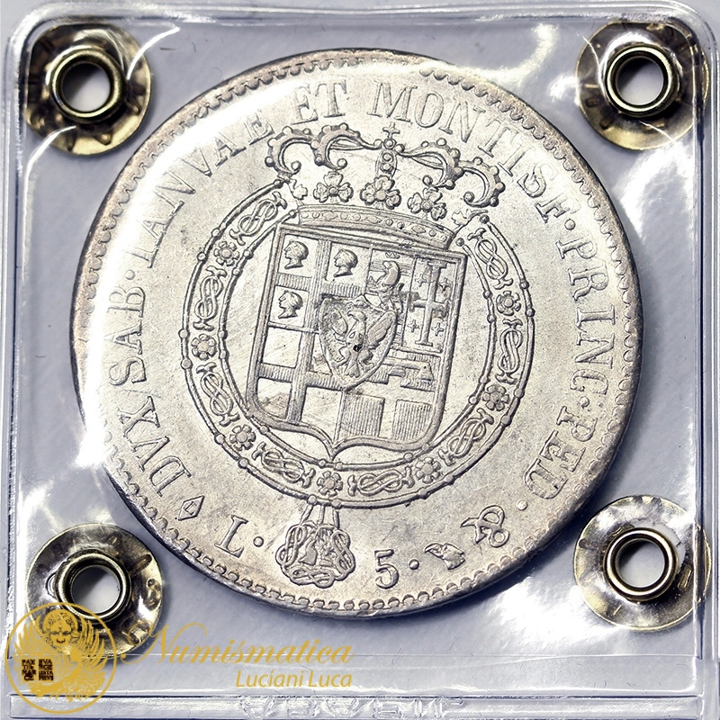 5 LIRE 1817 TORINO VITTORIO EMANUELE I 1802-1821 REGNO DI SARDEGNA RARO Q.FDC/A.UNC #PV745 5 LIRE 1817 TORINO VITTORIO EMANUELE I 1802-1821 REGNO DI SARDEGNA RARO Q.FDC/A.UNC #PV745